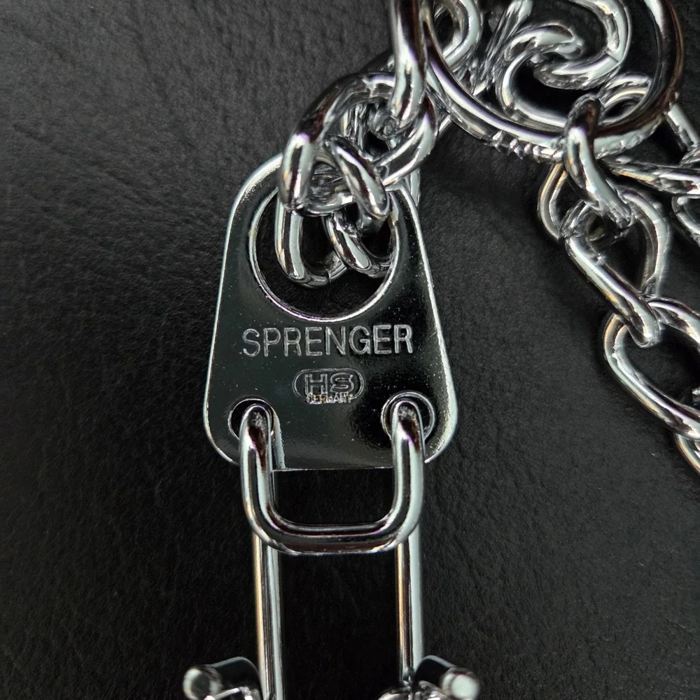 Sprenger Ultra-Plus Prong Dog Collar 22in Chrome Plated Steel 3mm Germany Made